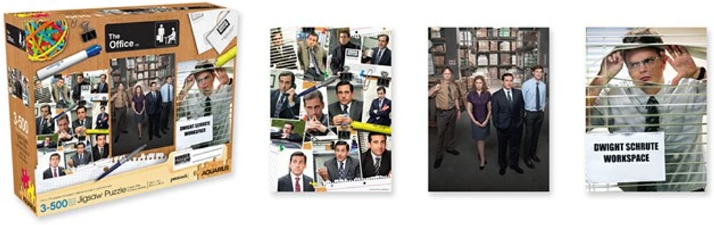 The Office 3 x 500pc Puzzles