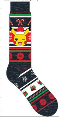 Pikachu Christmas Sweater Socks Socks, pokemon, apparel