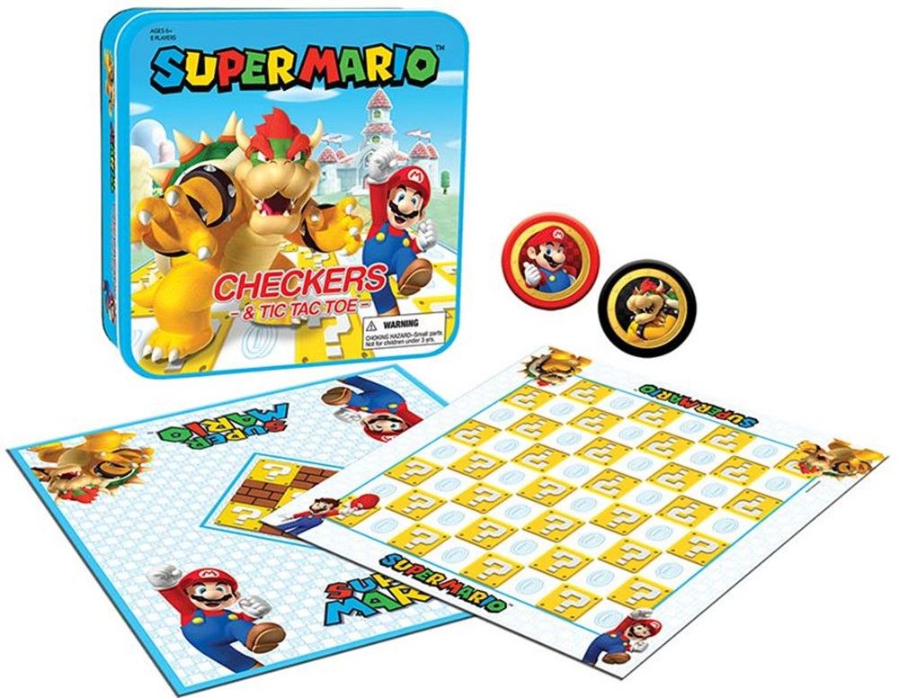 Super Mario vs Bowser Checkers & Tic Tac Toe 