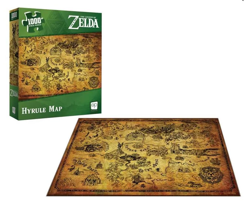 The Legend of Zelda “Hyrule Map” 1000 Pc Puzzle