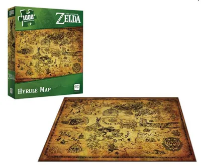 The Legend of Zelda “Hyrule Map” 1000 Pc Puzzle 