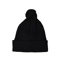 Adult Black Pokeball Pom Beanie 