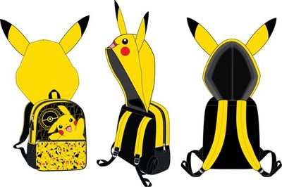 Pikachu Hoodie Backpack 