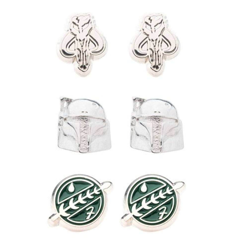 Boba Fett 3 Pack Earrings 