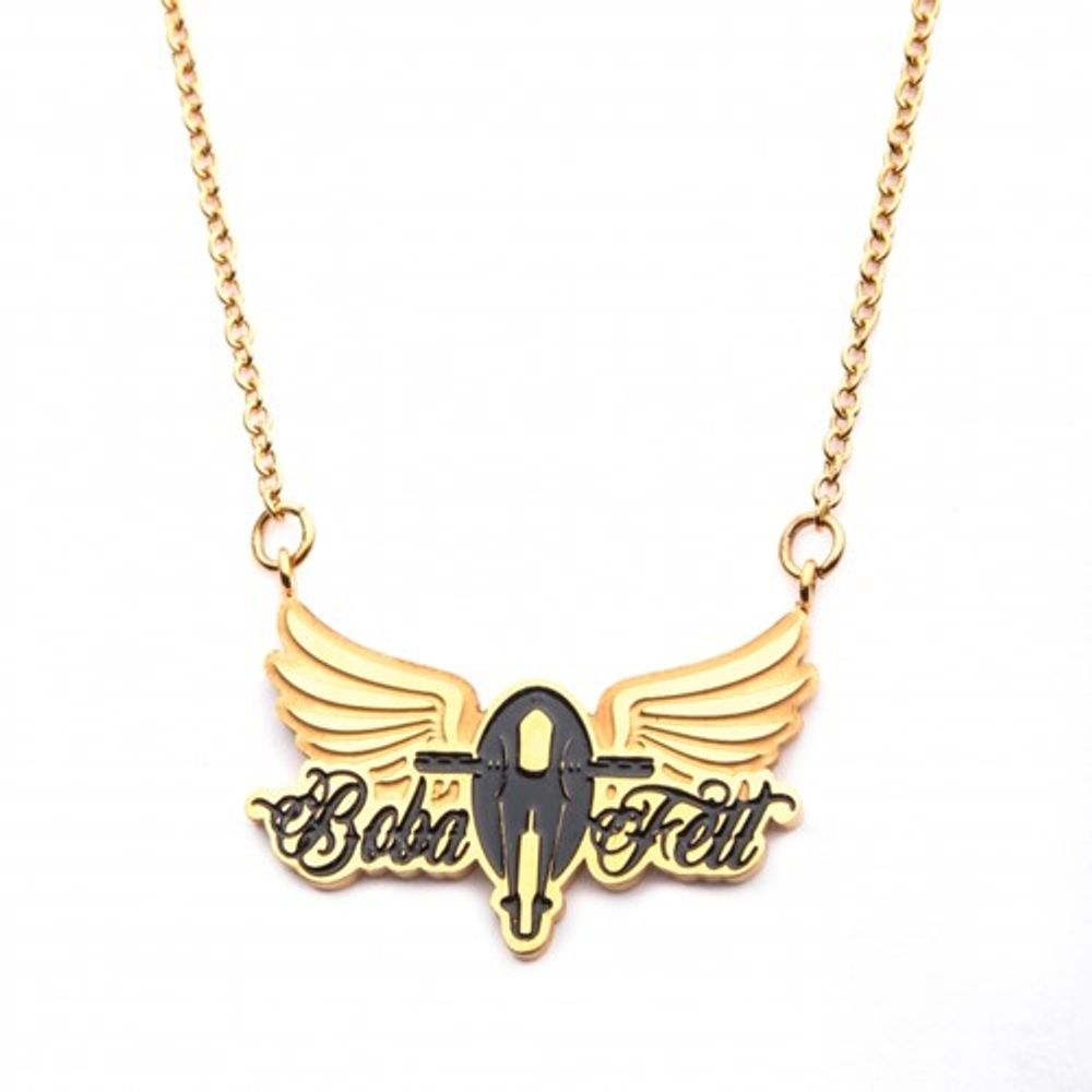 Boba Fett Rock Pendant Necklace 