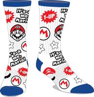 Super Mario: White and Blue Sock - 1 Pack 