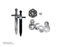 Dungeons & Dragons Lapel Pin Set 