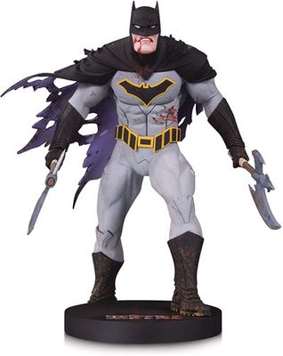 DC Designer Series - Metal Batman By Greg Capullo Mini Statue 