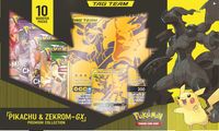 Pokemon TCG Pikachu & Zekrom GX Box - French Packaging -GameStop Exclusive