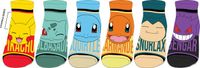 Pokemon Character 6pk Ankle Socks 