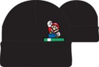 Super Mario Black Fold Beanie 