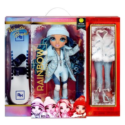Rainbow High Winter Break Skyler Bradshaw – Blue Winter Break Fashion Doll 
