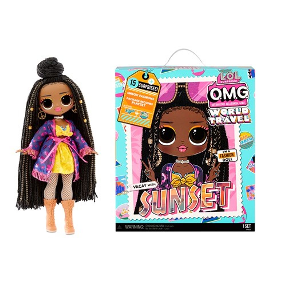 LOL Surprise OMG World Travel Sunset Fashion Doll 