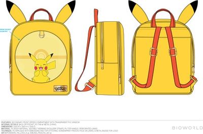 Pikachu Clearfront Backpack 