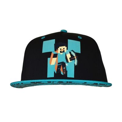 Minecraft Steve Snapback Hat 