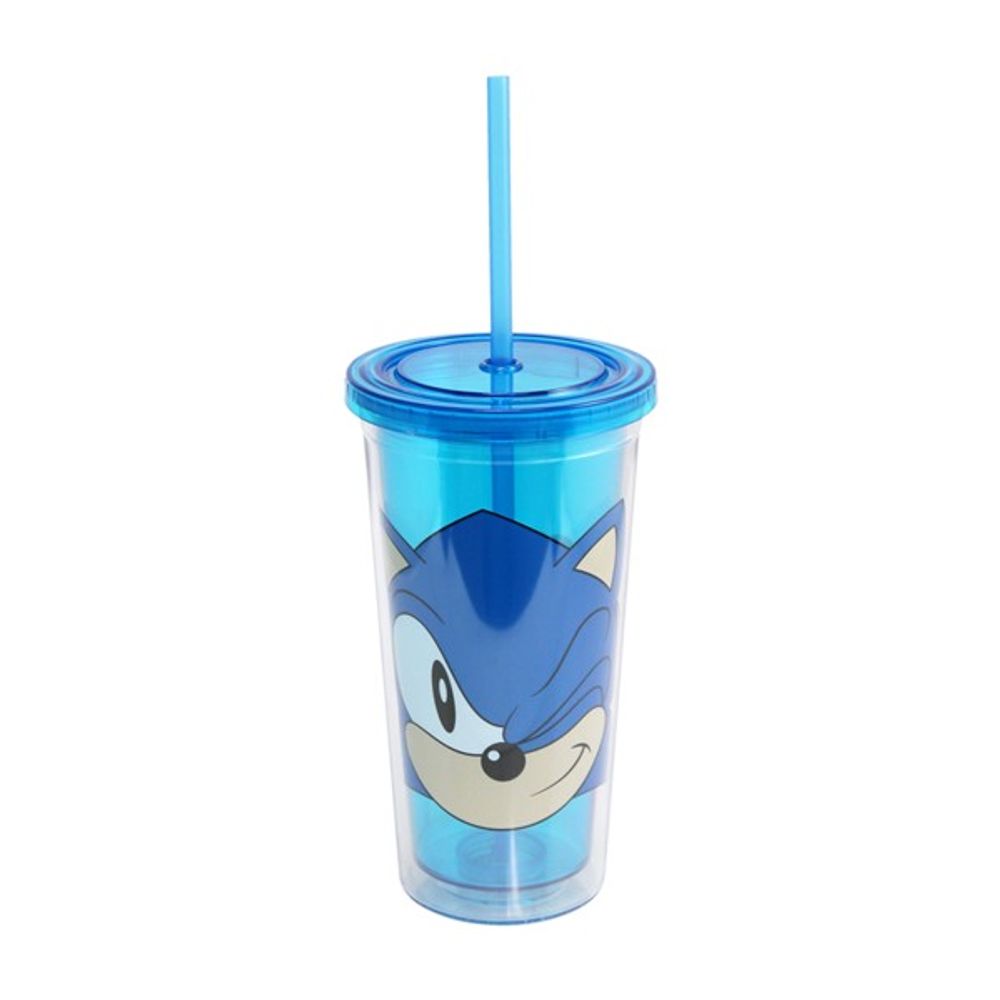 Sonic Blue Face Tumbler 