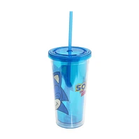 Sonic Blue Face Tumbler 