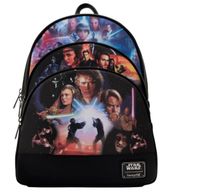 Star Wars Prequel Trilogy Triple Pocket Mini Backpack 