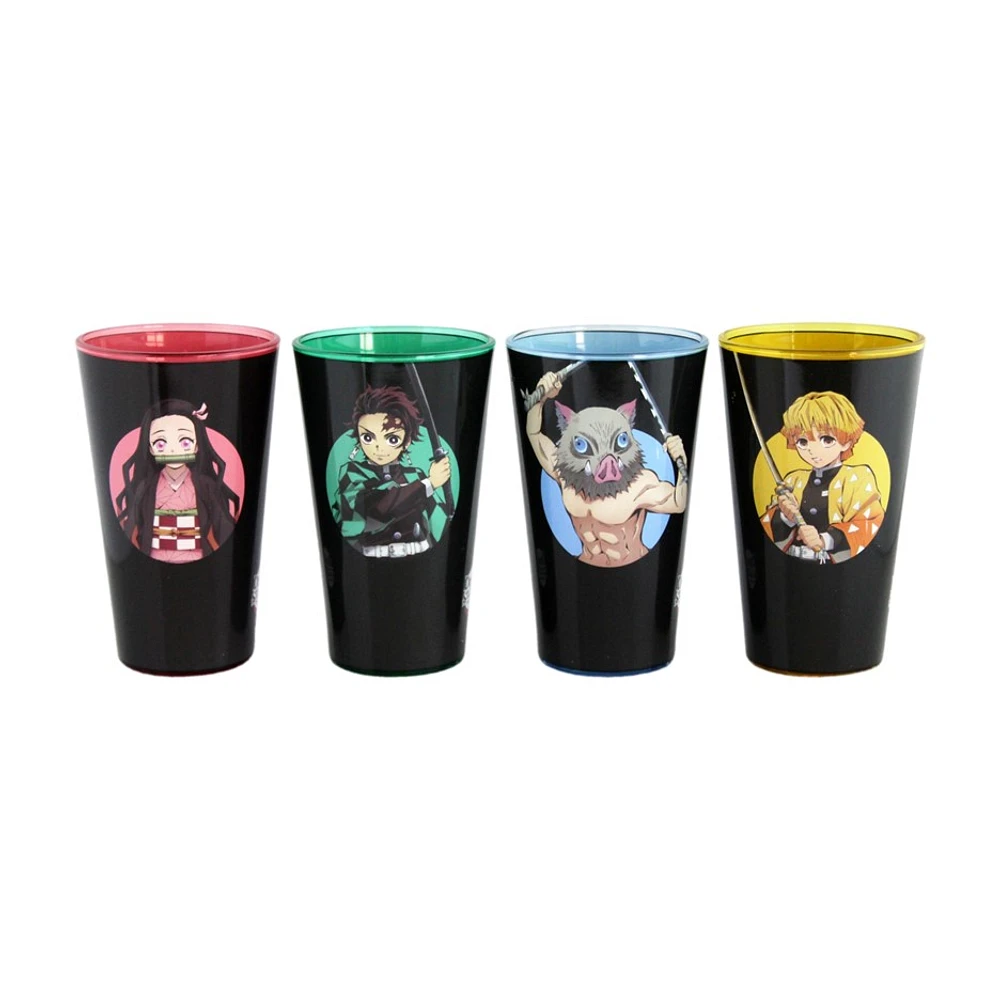 Demon Slayer Pint Glasses 4 Pack 