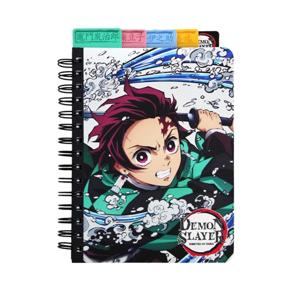 Demon Slayer Tabbed Journal 