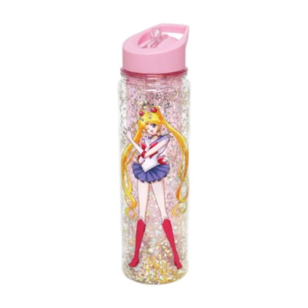 Glitter Lined Sailor Moon Water Bottle 