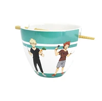 My Hero Academia Ramen Bowl With Chopsticks 