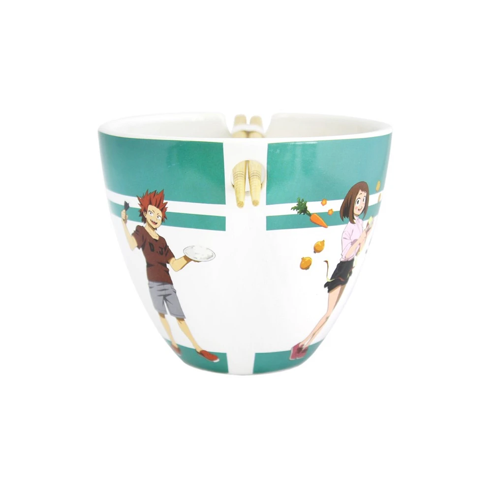 My Hero Academia Ramen Bowl With Chopsticks 