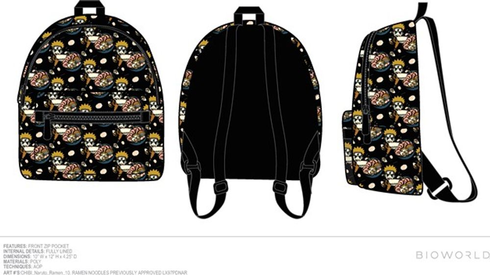 The Naruto Ramen Mini Backpack