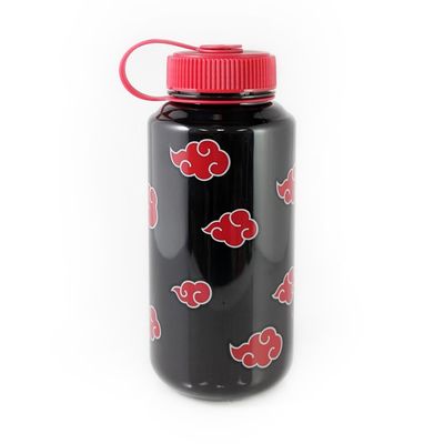 Naruto Black and Red Clouds Water Bottle 