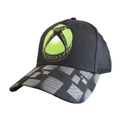 Xbox Logo Dad Hat Black Green 