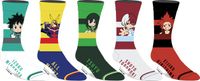 My Hero Academia 5pk Crew Assorted Socks 