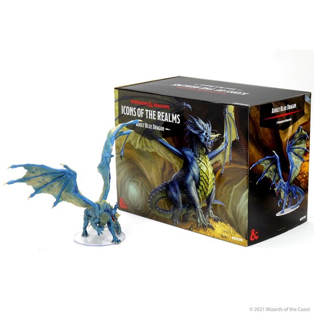Other + Dungeons & Dragons Icons of the Realms: Adult Blue Dragon Premium  Figure | Yorkdale Mall