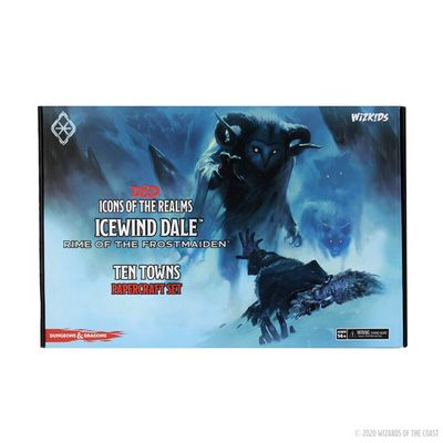 Dungeons & Dragons Icons of the Realms: Icewind Dale: ROTF - Ten Towns Papercraft Set   