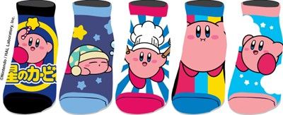 Kirby 5 Pack Ankle Socks Assortment 