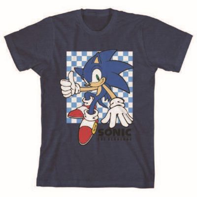 Sonic Kids Checkered Tshirt