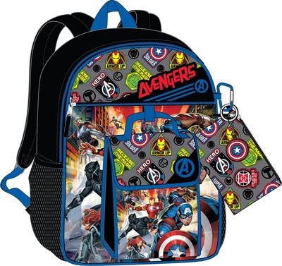 Avengers 5 Piece Backpack Set 