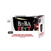 Star Wars Boba Fett Ramen Bowl With Chopsticks 