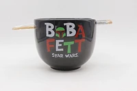 Star Wars Boba Fett Ramen Bowl With Chopsticks 