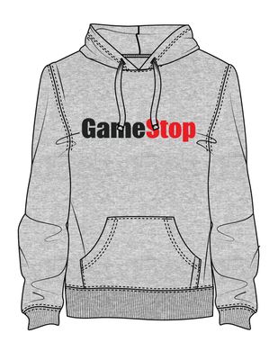 Gamestop Grey Hoodie - M 