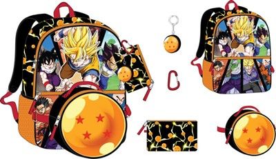 Dragon Ball Z 5 Piece Backpack Set 