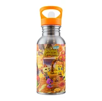 Animal Crossing Water Bottle Metal with Straw 