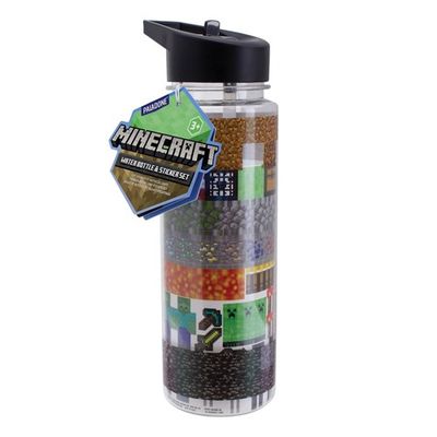 Minecraft Water Bottle with Stickers 
