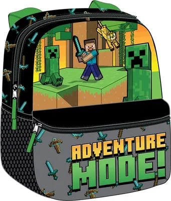 Minecraft Adventure Mode! 10-Inch Backpack 