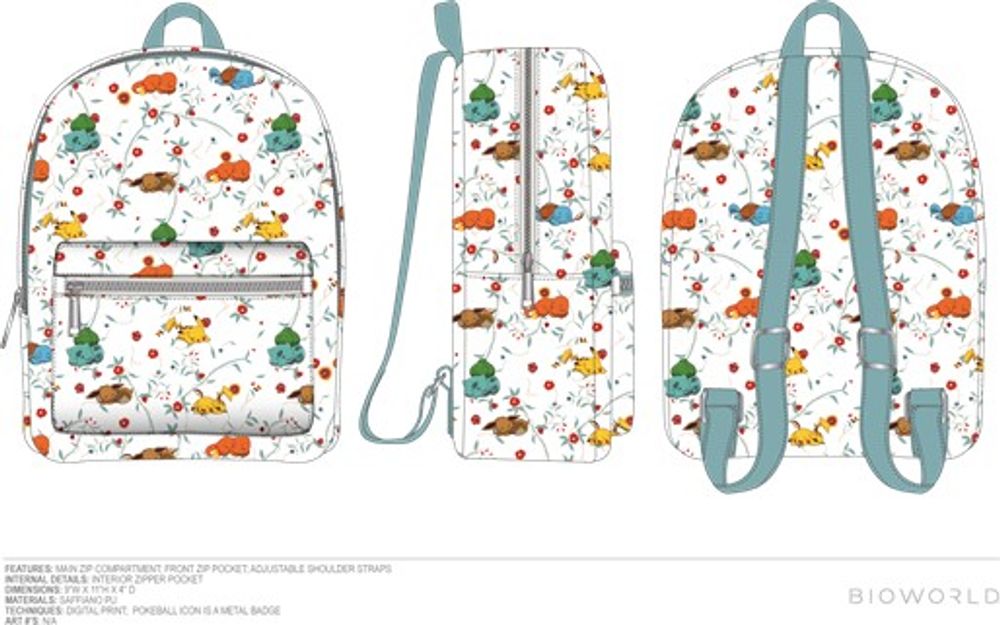 Pokémon Sleepy Characters Backpack 