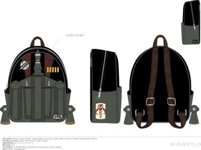 Star Wars Mandalorian Jet Pack Mini Backpack 