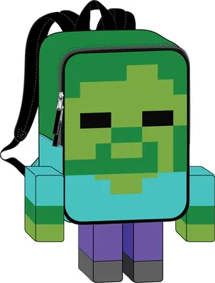 Minecraft Plush Backpack 16-Inch 