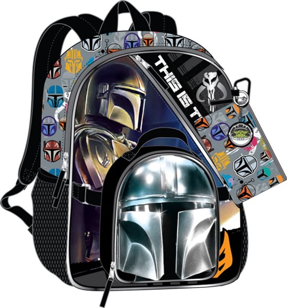 Mandolorian Kids 5PC Backpack set 