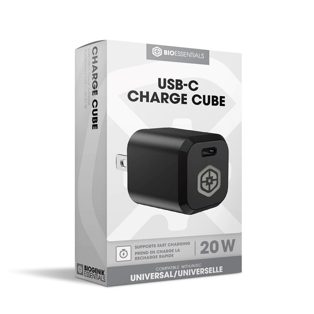 Bio Essentials 20W USB-C Power Adapter  Unlock faster charging times with our USB-C Power Adapter 