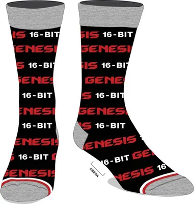 Sega Genesis Mens Crew Socks 