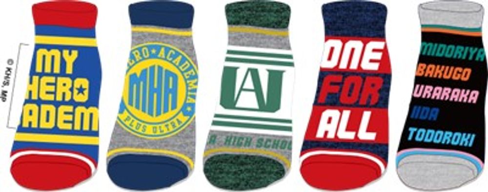 Mha 5pk Jrs Ankle Socks 